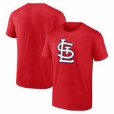 Red St. Louis Cardinals Logo Athletic Official Logo T-Shirt