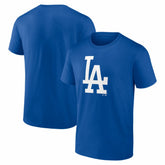 Royal Los Angeles Dodgers Logo Athletic Official Logo T-Shirt
