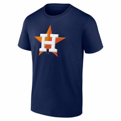 Navy Houston Astros Logo Athletic Official Logo T-Shirt