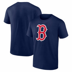 Navy Boston Red Sox Logo Athletic Official Logo T-Shirt