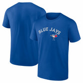 Royal Toronto Blue Jays Logo Athletic Wordmark T-Shirt
