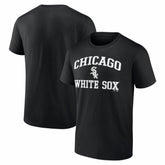 Black Chicago White Sox Logo Athletic Heart and Soul T-Shirt
