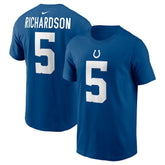 Anthony Richardson Player Name & Number T-Shirt - Indianapolis Colts T-shirts