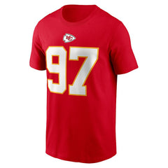 Felix Anudike-Uzomah Player Name & Number T-Shirt - Kansas City Chiefs T-shirts