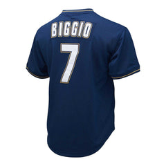 Navy Craig Biggio Houston Astros Mitchell & Ness 1991 Cooperstown Collection Mesh Pullover Jersey