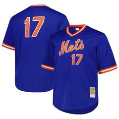 Royal Keith Hernandez New York Mets Mitchell & Ness 1986 Cooperstown Collection Mesh Pullover Jersey