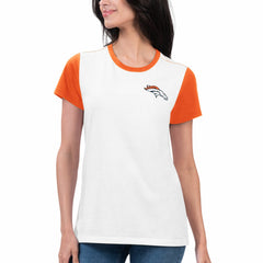 G-III 4Her by Carl Banks Women's Fashion Illustration T-Shirt - Denver Broncos T-shirts