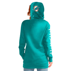 G-III 4Her by Carl Banks Women's Extra Inning Pullover Hoodie - Miami Dolphins Hoodies