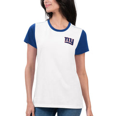 G-III 4Her by Carl Banks Women's Fashion Illustration T-Shirt - New York Giants T-shirts