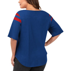 G-III 4Her by Carl Banks Women's Plus Size Linebacker T-Shirt - New York Giants T-shirts