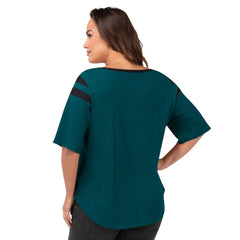 G-III 4Her by Carl Banks Women's Plus Size Linebacker T-Shirt - Philadelphia Eagles T-shirts