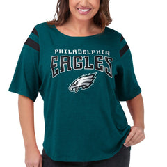 G-III 4Her by Carl Banks Women's Plus Size Linebacker T-Shirt - Philadelphia Eagles T-shirts
