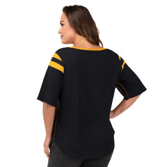 G-III 4Her by Carl Banks Women's Plus Size Linebacker T-Shirt - Pittsburgh Steelers T-shirts