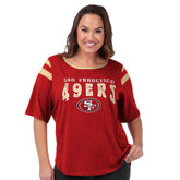 G-III 4Her by Carl Banks Women's Plus Size Linebacker T-Shirt - San Francisco 49ers T-shirts