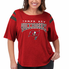 G-III 4Her by Carl Banks Women's Plus Size Linebacker T-Shirt - Tampa Bay Buccaneers T-shirts