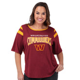 G-III 4Her by Carl Banks Women's Plus Size Linebacker T-Shirt - Washington Commanders T-shirts