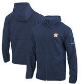 Navy Houston Astros Columbia Omni-Wick It's Time Full-Zip Jacket