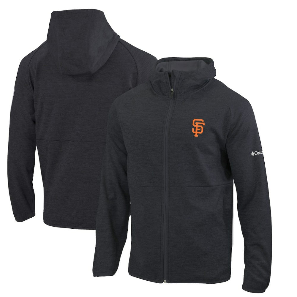 Black San Francisco Giants Columbia Omni-Wick It's Time Full-Zip Jacket