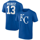 Royal Salvador Perez Kansas City Royals Player Icon Name & Number T-Shirt