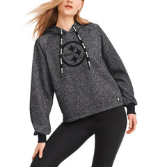 DKNY Sport Women's Debbie Dolman Raglan Pullover Hoodie - Pittsburgh Steelers Hoodies