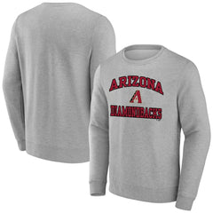 Heather Gray Arizona Diamondbacks Heart & Soul Pullover Sweatshirt