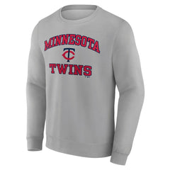 Heather Gray Minnesota Twins Heart & Soul Pullover Sweatshirt