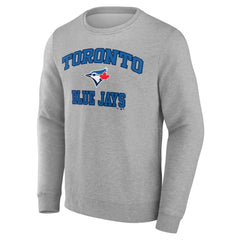 Heather Gray Toronto Blue Jays Heart & Soul Pullover Sweatshirt