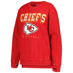G-III 4Her by Carl Banks Women's Comfy Cord Pullover Sweatshirt - Kansas City Chiefs Pullover