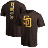 Brown Fernando Tatis Jr. San Diego Padres Playmaker Name & Number T-Shirt