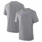 Heather Gray Texas Rangers Fanatics Play Tribute Tri-Blend T-Shirt