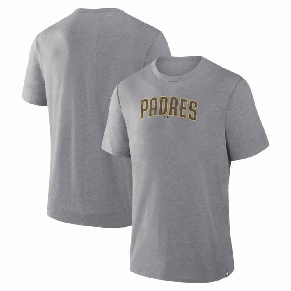 Heather Gray San Diego Padres Fanatics Play Tribute Tri-Blend T-Shirt