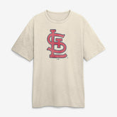 Cream St. Louis Cardinals Fanatics Stadium Slub T-Shirt