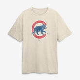 Tan Chicago Cubs Fanatics Stadium Slub T-Shirt