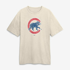 Tan Chicago Cubs Fanatics Stadium Slub T-Shirt