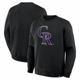 Black Colorado Rockies Fanatics Legacy Sweatshirt