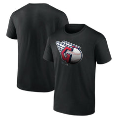 Black Cleveland Guardians Midnight Mascot T-Shirt