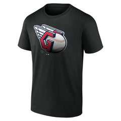 Black Cleveland Guardians Midnight Mascot T-Shirt