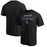 Black Colorado Rockies Team Adrenaline T-Shirt