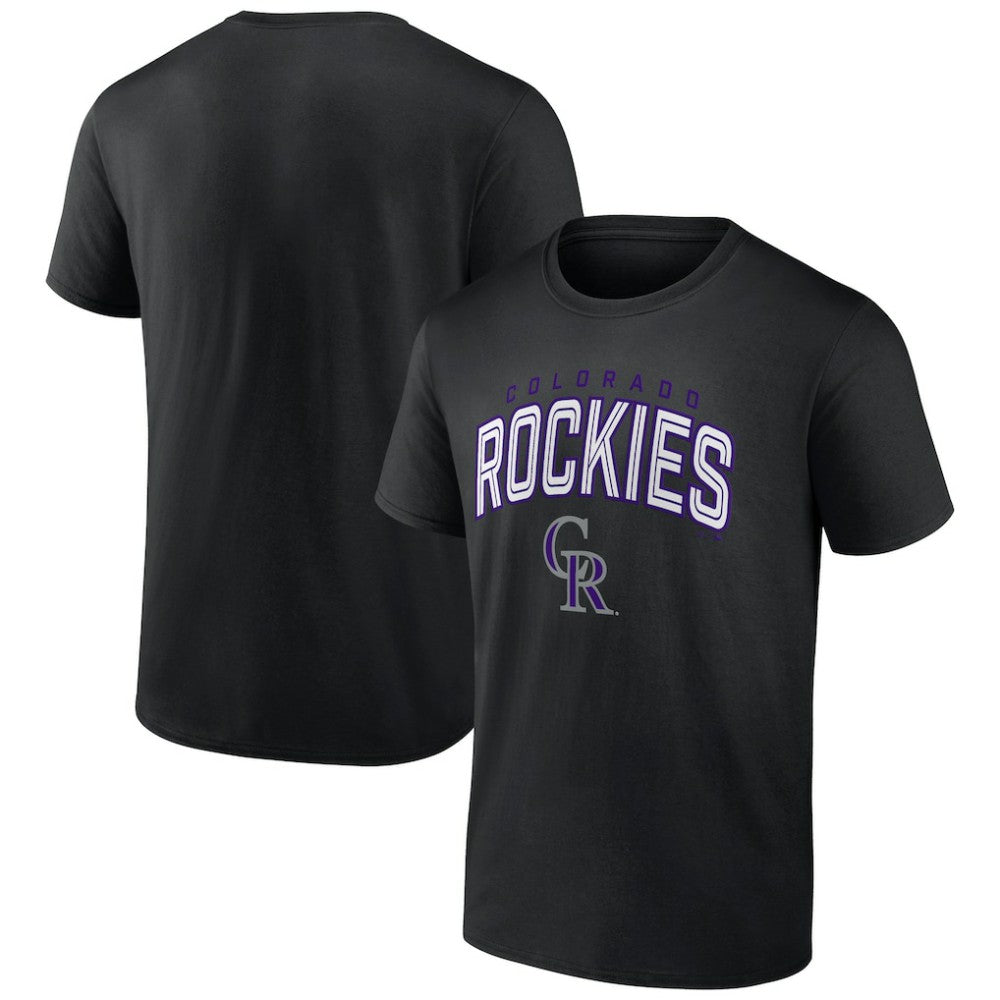 Black Colorado Rockies Master the Game T-Shirt