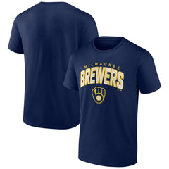 Navy Milwaukee Brewers Master the Game T-Shirt