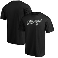 Black Chicago White Sox Official Wordmark T-Shirt