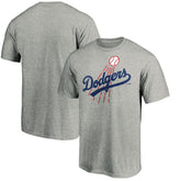 Heather Gray Los Angeles Dodgers Cooperstown Collection Huntington T-Shirt