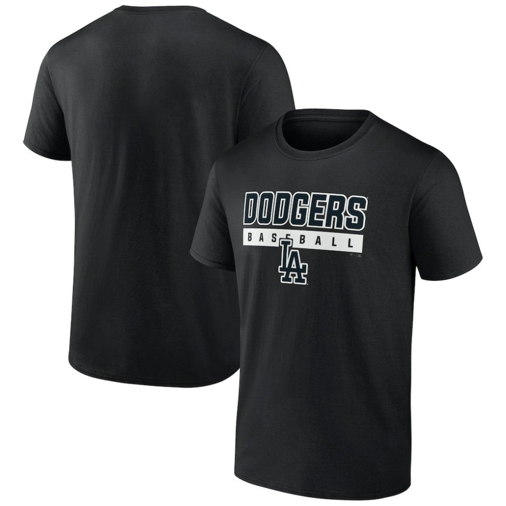 Black Los Angeles Dodgers In The Mitt T-Shirt