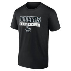 Black Los Angeles Dodgers In The Mitt T-Shirt
