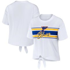 NHL St. Louis Blues WEAR by Erin Andrews Women's Front Knot T-Shirt