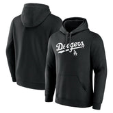 Black Los Angeles Dodgers Series Sweep Pullover Hoodie
