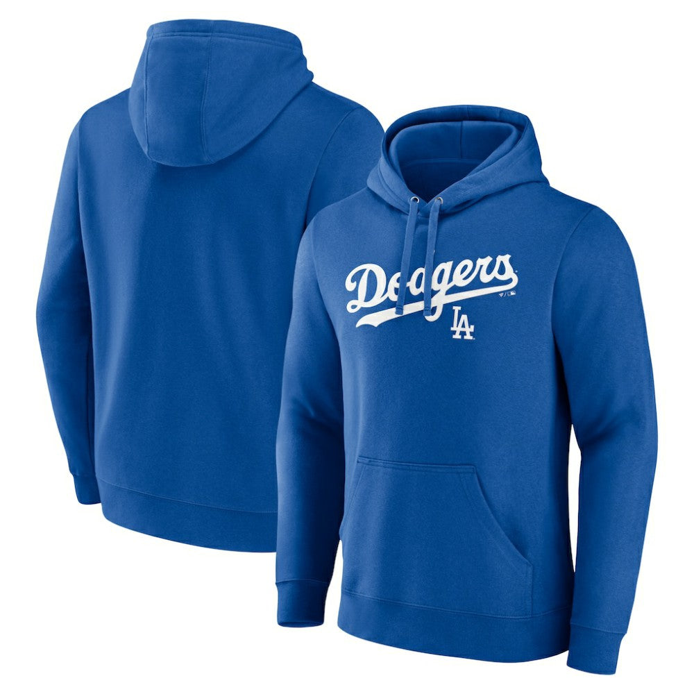 Royal Los Angeles Dodgers Series Sweep Pullover Hoodie