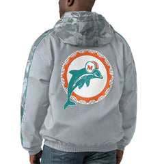 Starter Thursday Night Gridiron Throwback Full-Zip Jacket - Miami Dolphins Jackets
