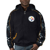 Starter Thursday Night Gridiron Full-Zip Hoodie - Pittsburgh Steelers Hoodies