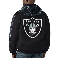 Starter Thursday Night Gridiron Full-Zip Hoodie - Las Vegas Raiders Hoodies